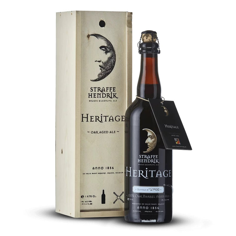 Straffe Hendrik Heritage 11% 750ml wooden box limited Edition 2022