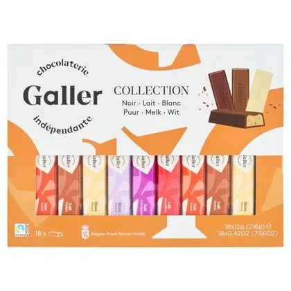 Galler 18 Mini Bars Assortment 216 gr