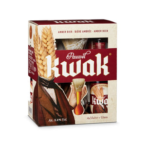 Kwak Beer Box 4x330ml + 1xGlass