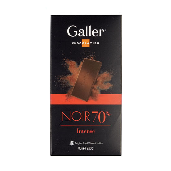 Galler Intense Dark With Cocoa 70%  80 Gr