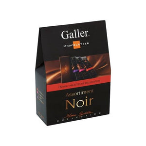Galler Mini Tablets - Assortment Dark 18 x 8 gr