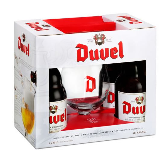 Duvel Box 4x330ml + 1xGlass