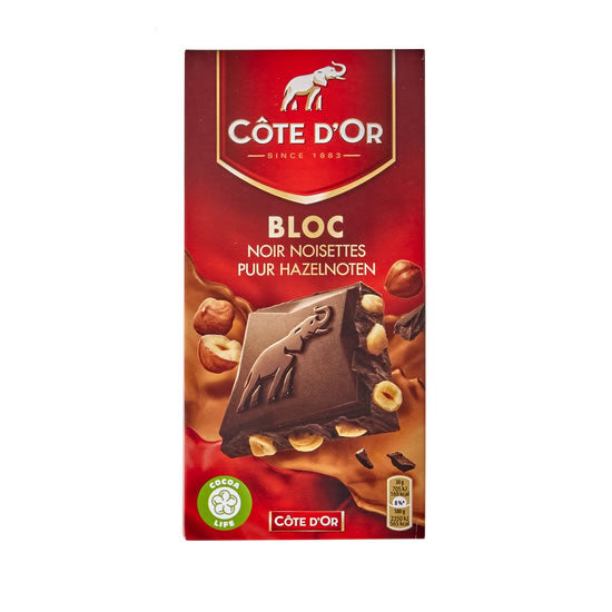 Côte d'Or Block Dark With Hazelnuts 180 Gr