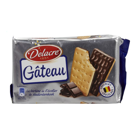 Biscuit nature enrobé au chocolat - Delacre - 175 g