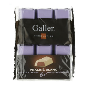 Galler White With Praliné 6x28 Gr
