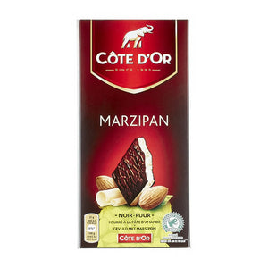Côte d'Or Dark With Marzipan 150 Gr