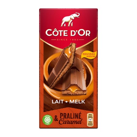 Côte d'Or Milk with Praliné Caramel 200 Gr