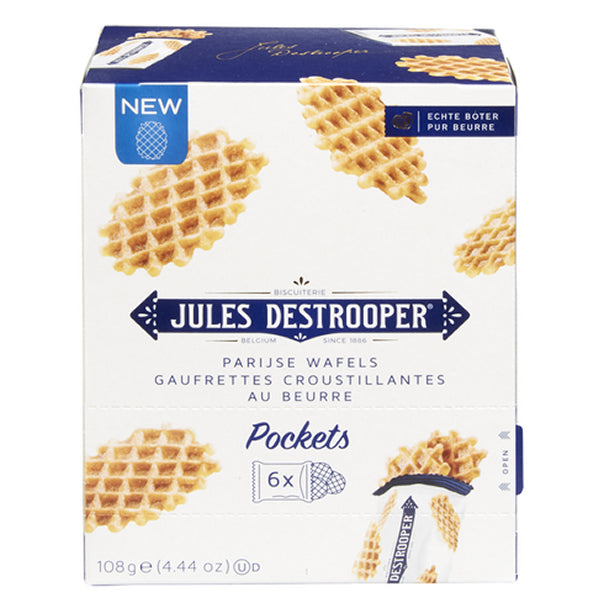 Jules Destrooper Butter Waffles - Pockets 108gr