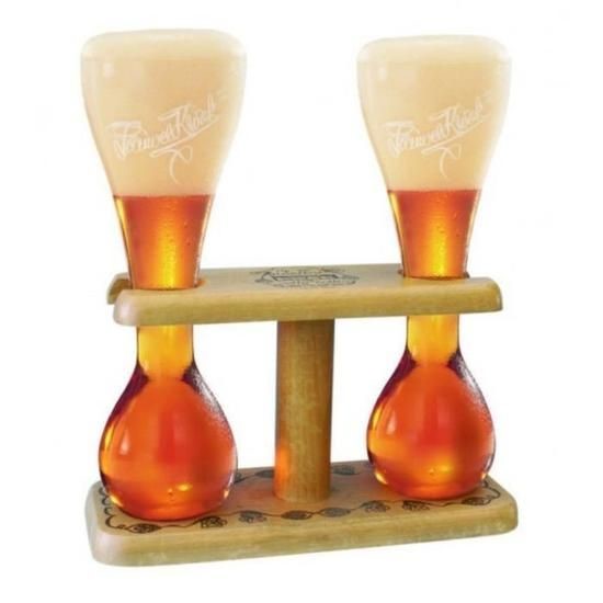 Kwak Beer Glasses Duo 2 x 33cl with stand