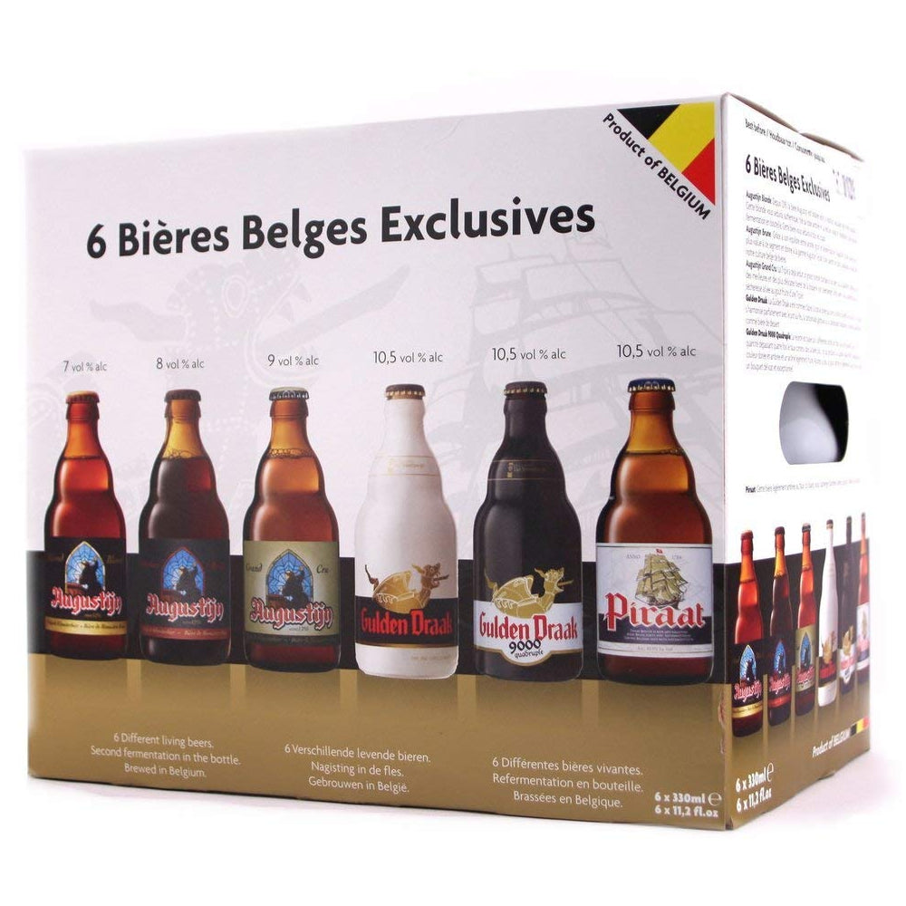 6 Exclusive Belgian Ales Gift Box  6x330ml