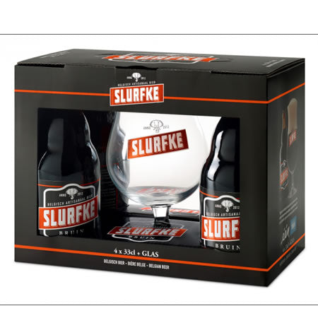 Slurfke Gift Box 4x330ml + 1xGlass