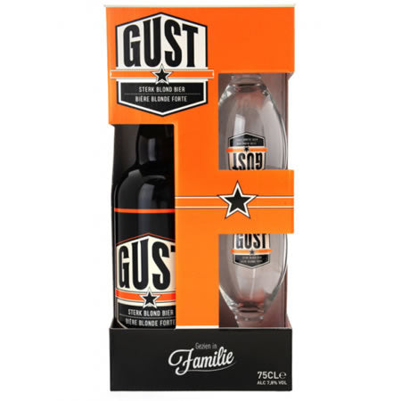 Gust Gift Box 1x750ml + 2xGlass